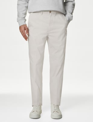 

Mens M&S Collection Superleicht Chino mit normaler Passform - Natural Mix, Natural Mix