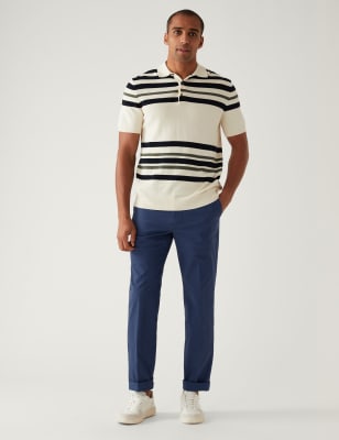 

Mens M&S Collection Regular Fit Super Lightweight Chinos - Indigo, Indigo