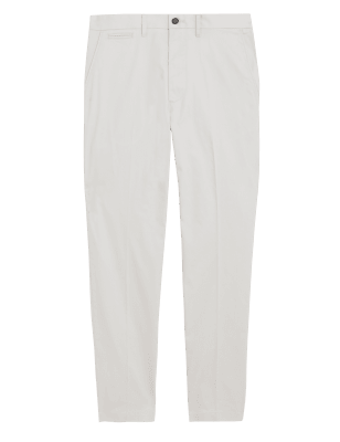 

Mens M&S Collection Cotton Rich Slim Fit Super Lightweight Chinos - Natural, Natural