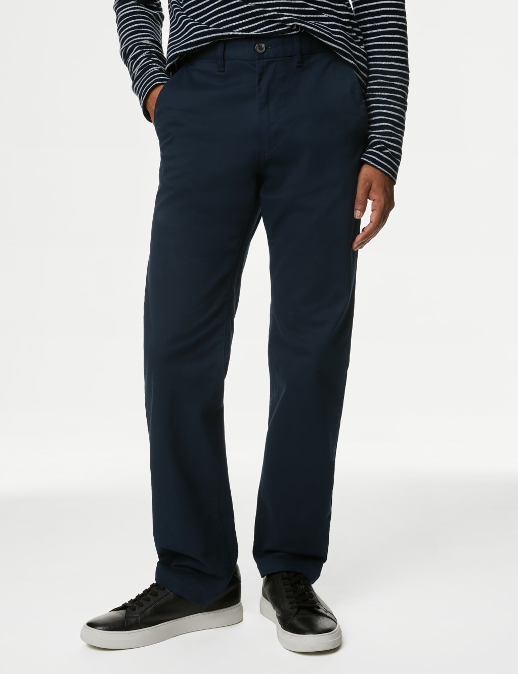 BOYS MVP Flex Twill Flat Front Pant Navy Regular