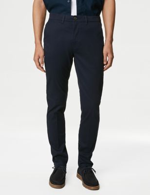 

Mens M&S Collection Big & Tall Regular Fit Heritage Chinos - Navy, Navy