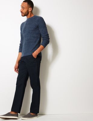 Regular Fit Pure Cotton Chinos with Stormwear™ - JP