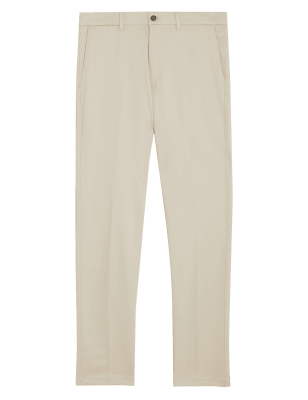 

Mens Autograph Slim Fit Italian Stretch Chinos - Dark Stone, Dark Stone