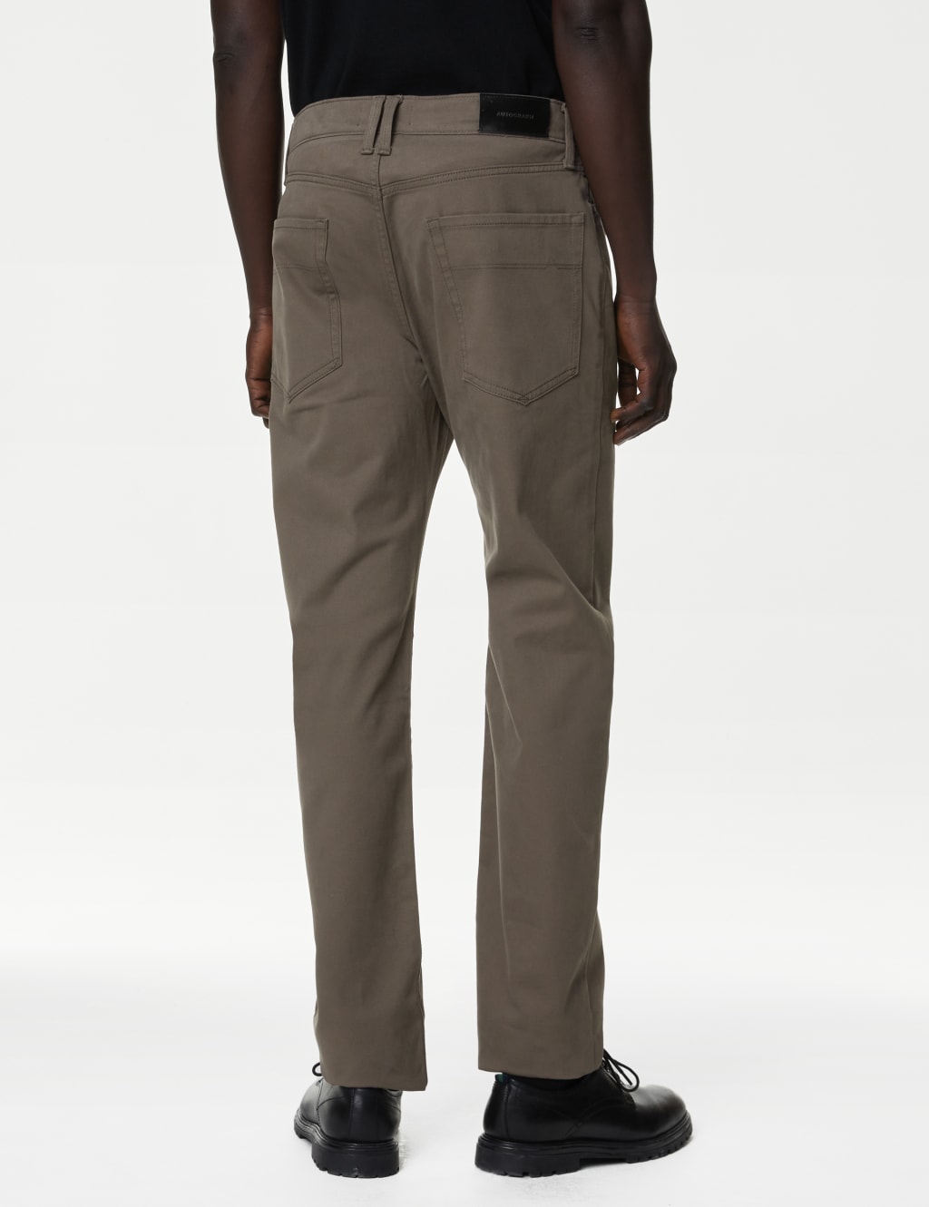 Straight Fit Italian 5 Pocket Trousers image 3