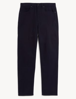 Straight Fit Italian 5 Pocket Trousers