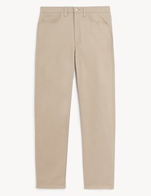 Straight Fit Italian 5 Pocket Trousers