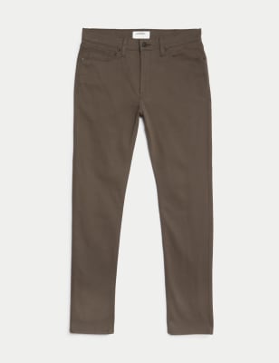 Slim Fit Italian 5 Pocket Trousers