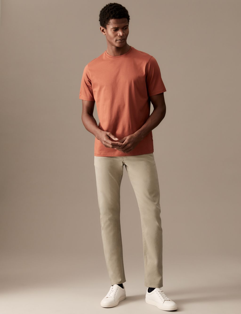 Slim Fit Italian 5 Pocket Trousers image 2
