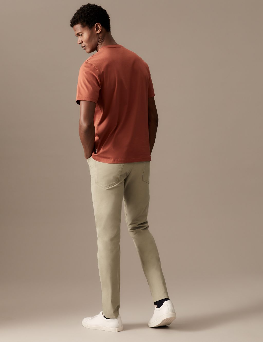 Slim Fit Italian 5 Pocket Trousers image 4