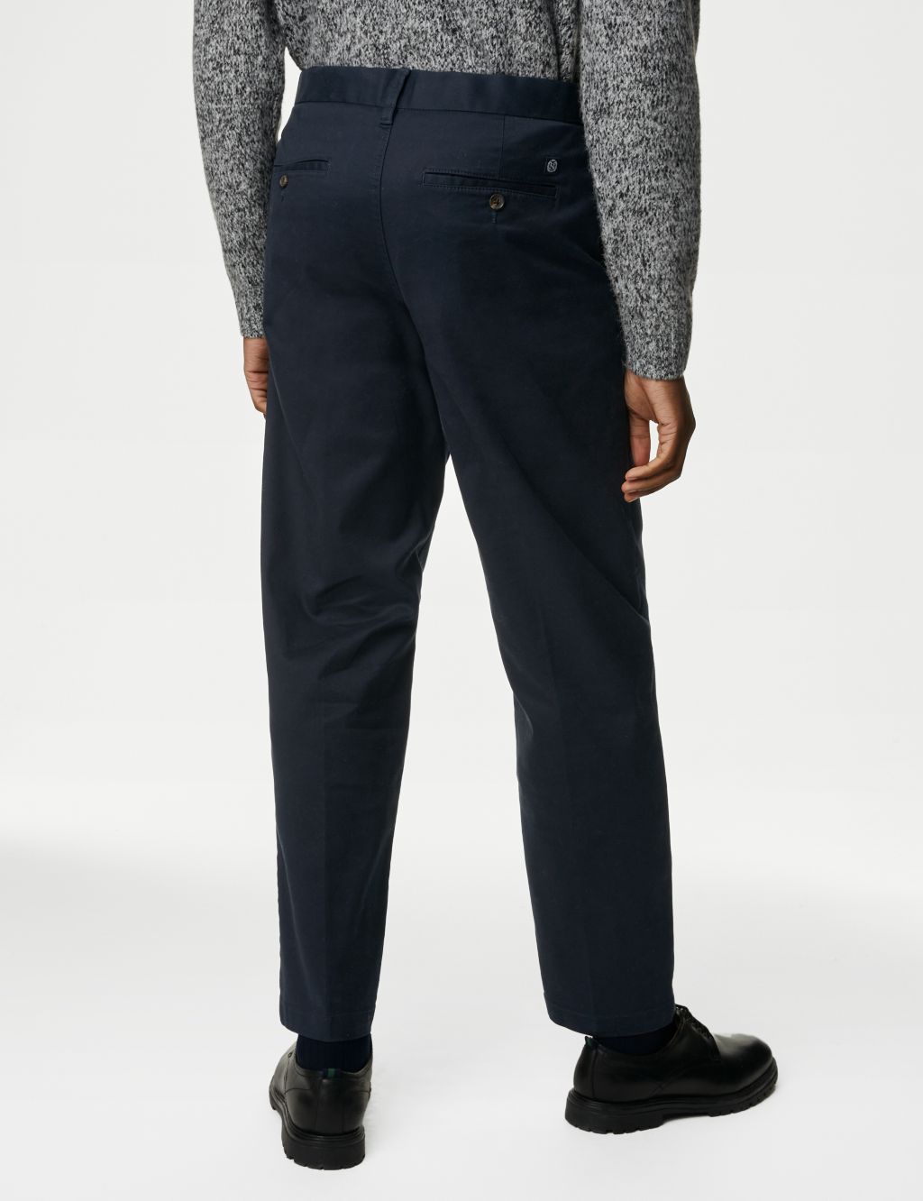 Tapered Fit Single Pleat Chinos image 5