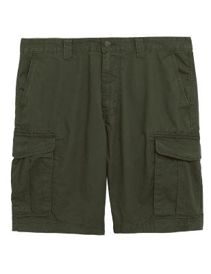 

Mens M&S Collection Pure Cotton Cargo Shorts - Khaki, Khaki