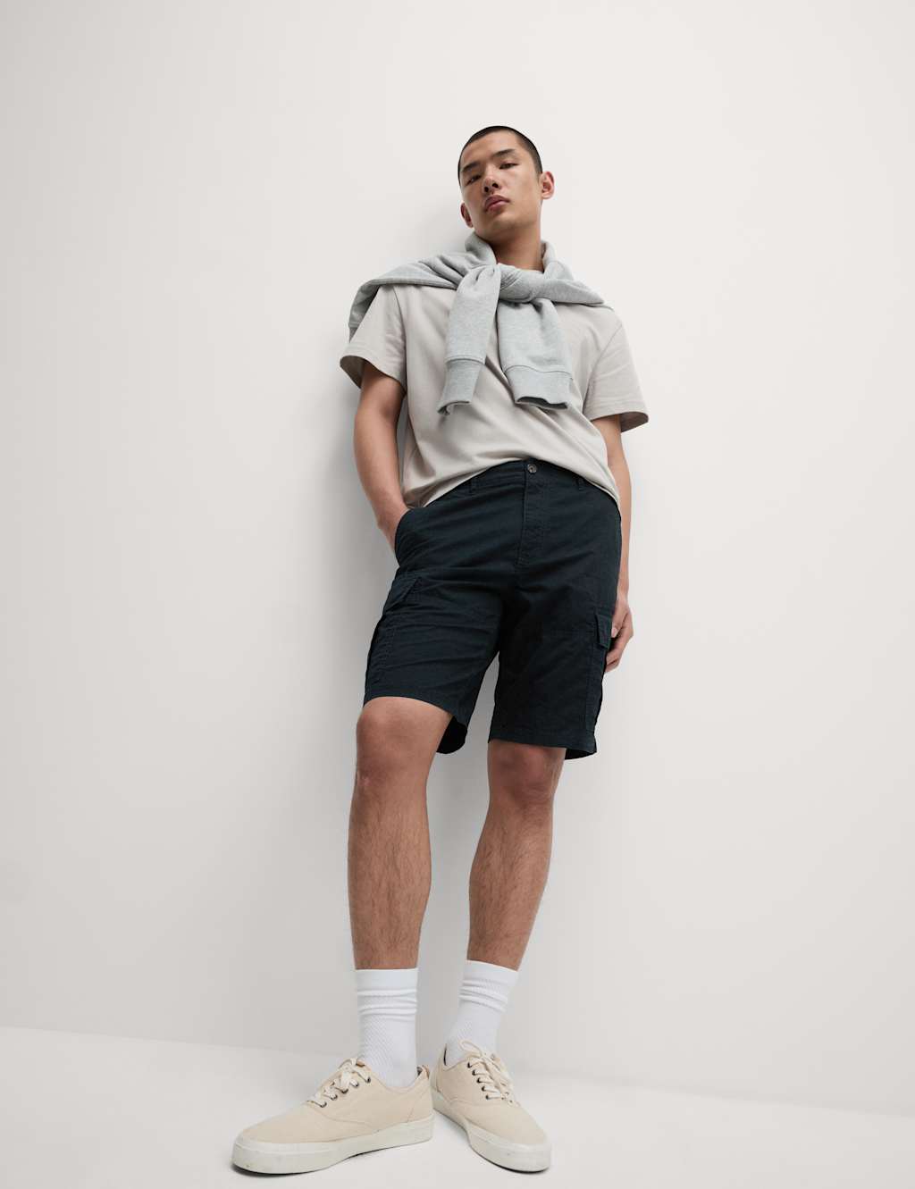 Pure Cotton Cargo Shorts image 1