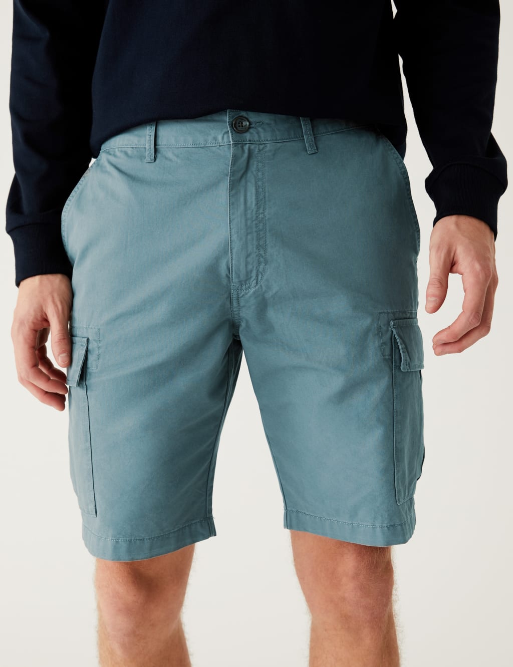 Pure Cotton Cargo Shorts image 1