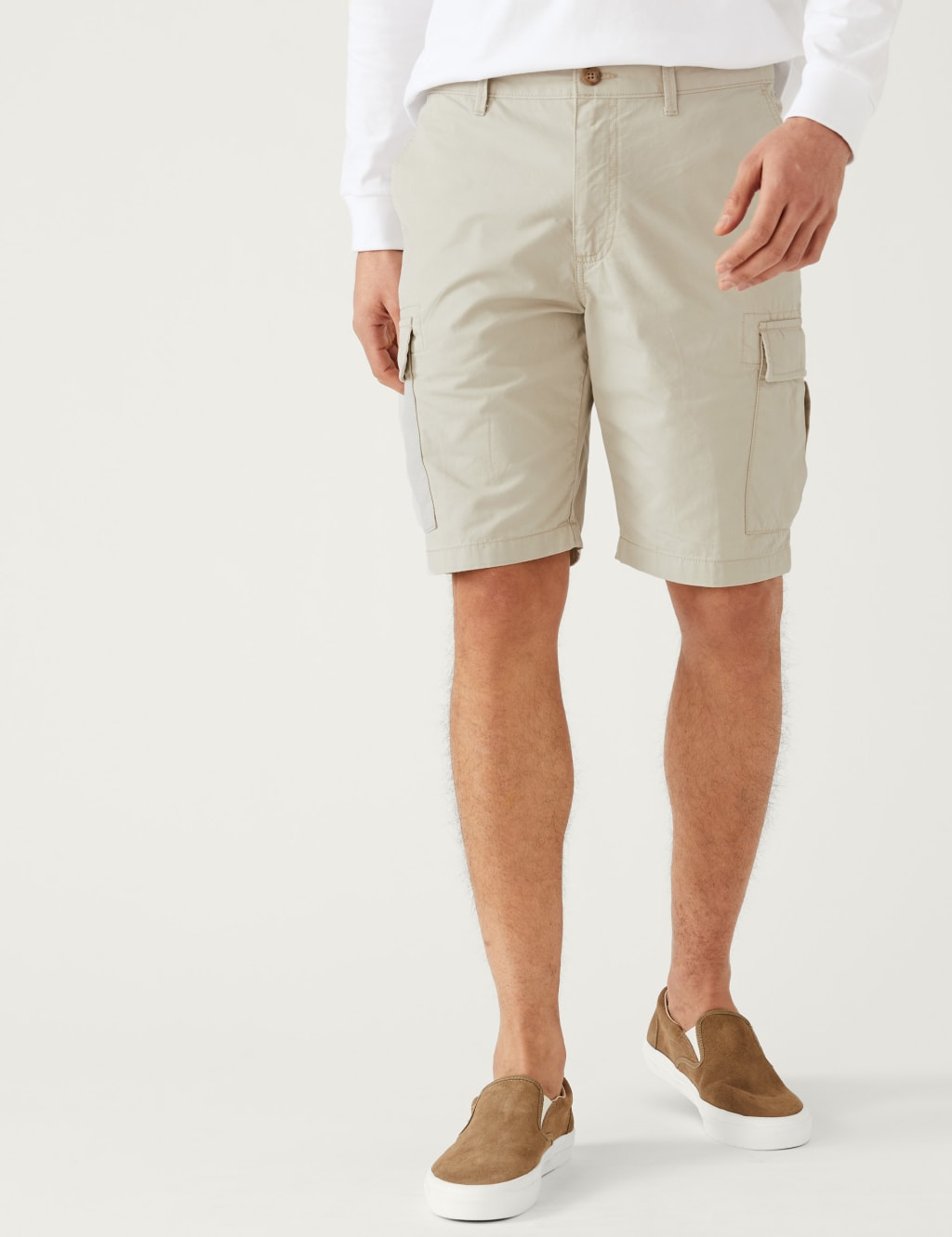 Pure Cotton Cargo Shorts image 1