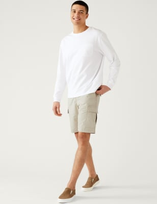 Pure Cotton Cargo Shorts