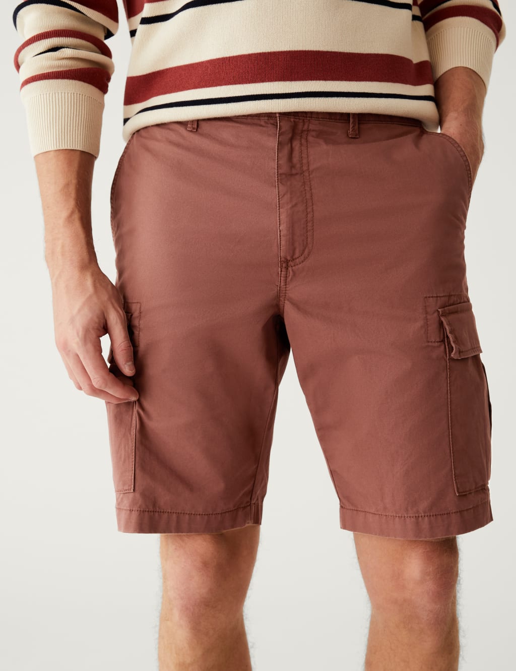 Pure Cotton Cargo Shorts image 1