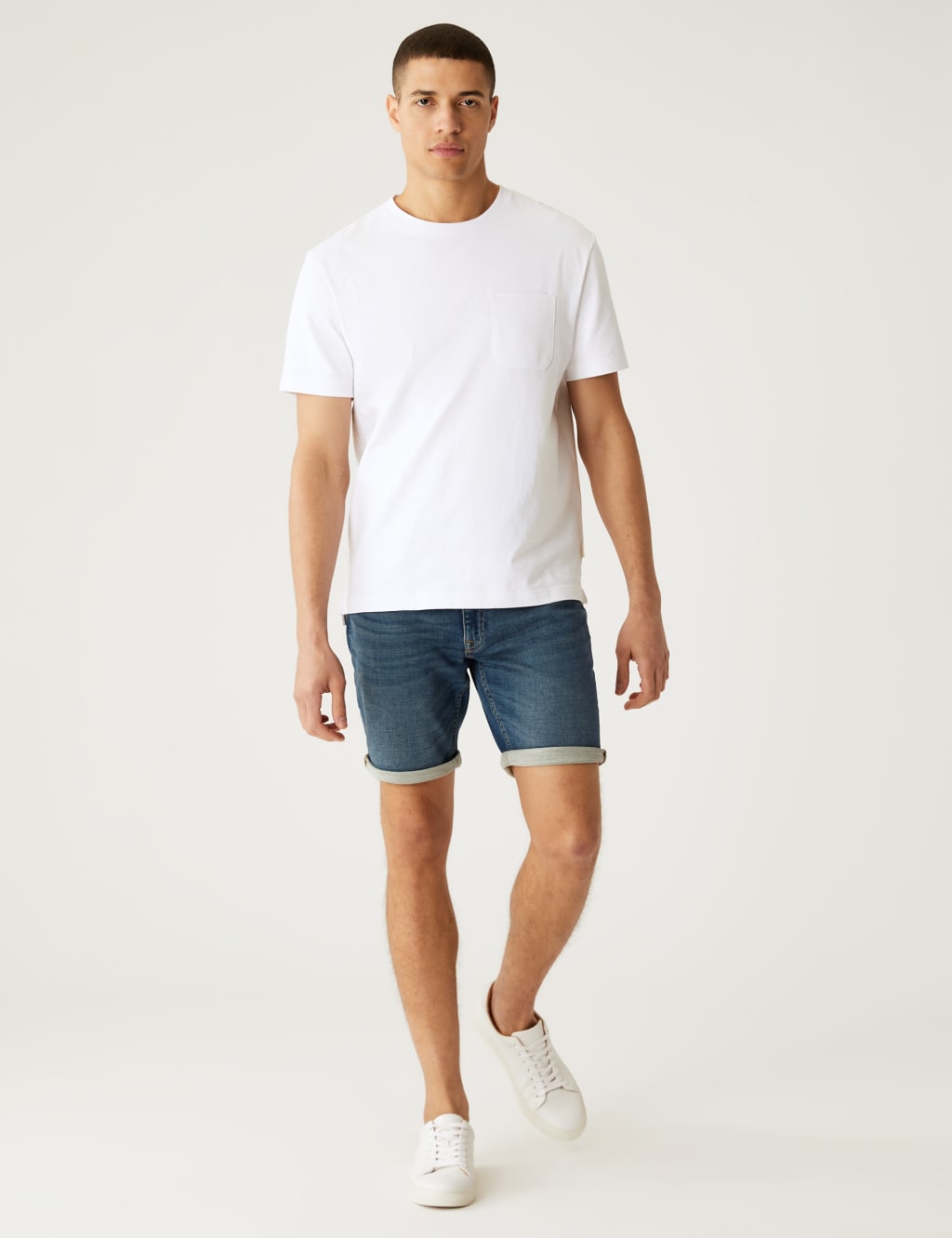 5 Pocket Denim Shorts image 3