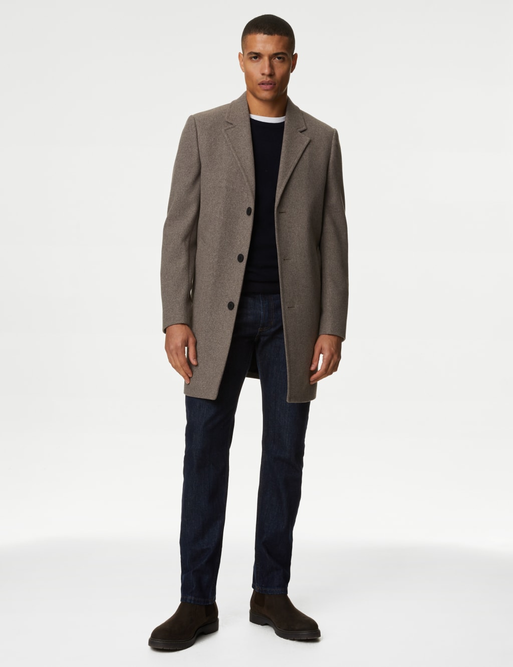 Straight Fit Pure Cotton Jeans image 3