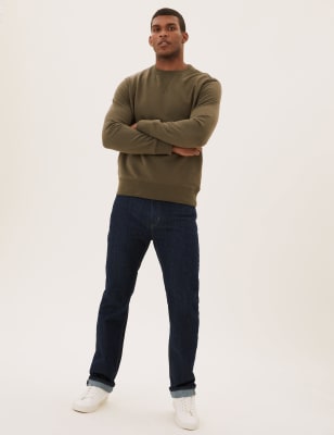 

M&S Collection Pack de 2 jeans regular 100% algodónMens - Medium/Dark, Medium/Dark