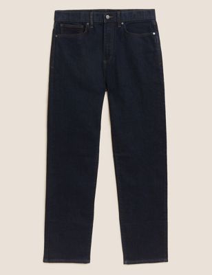 M&S Mens Big & Tall Regular Fit Cotton Jeans