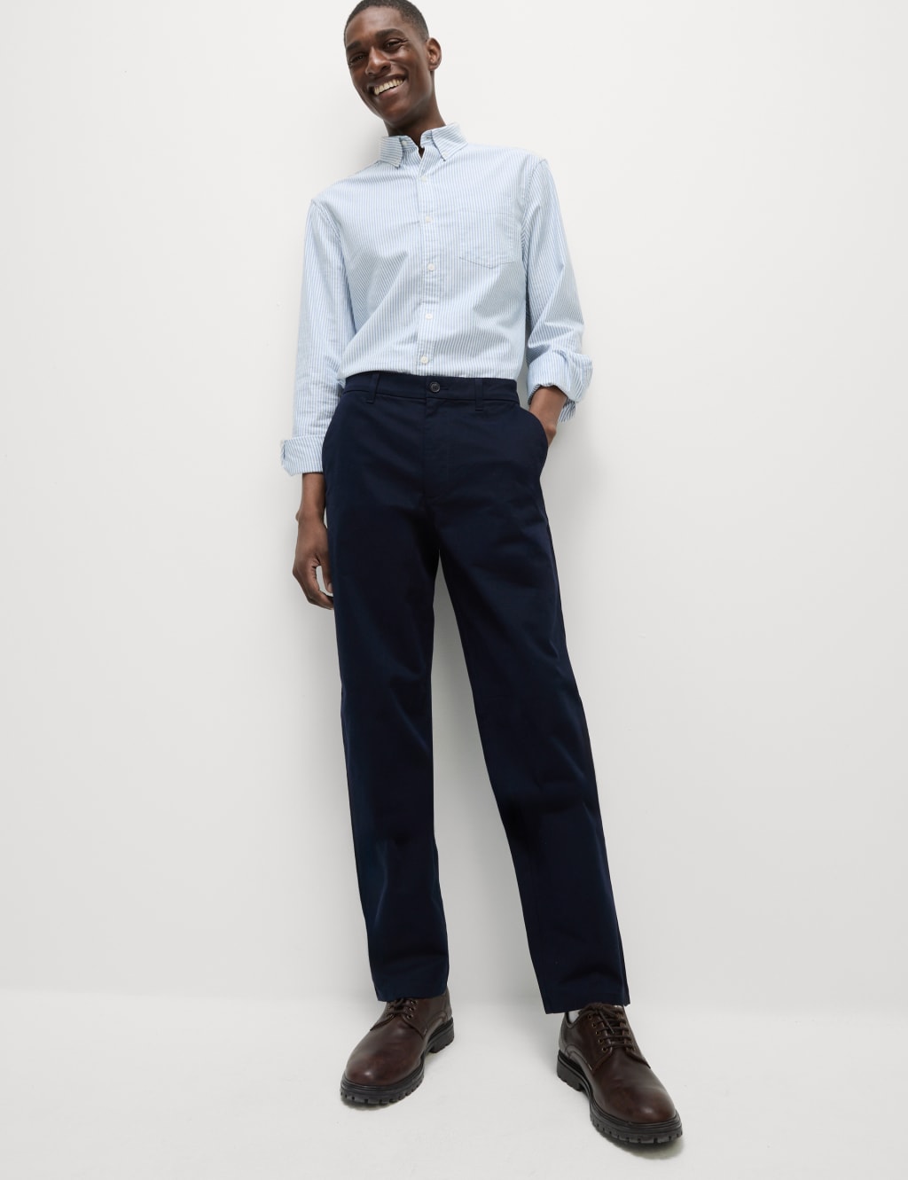 Loose Fit Stretch Chinos image 1