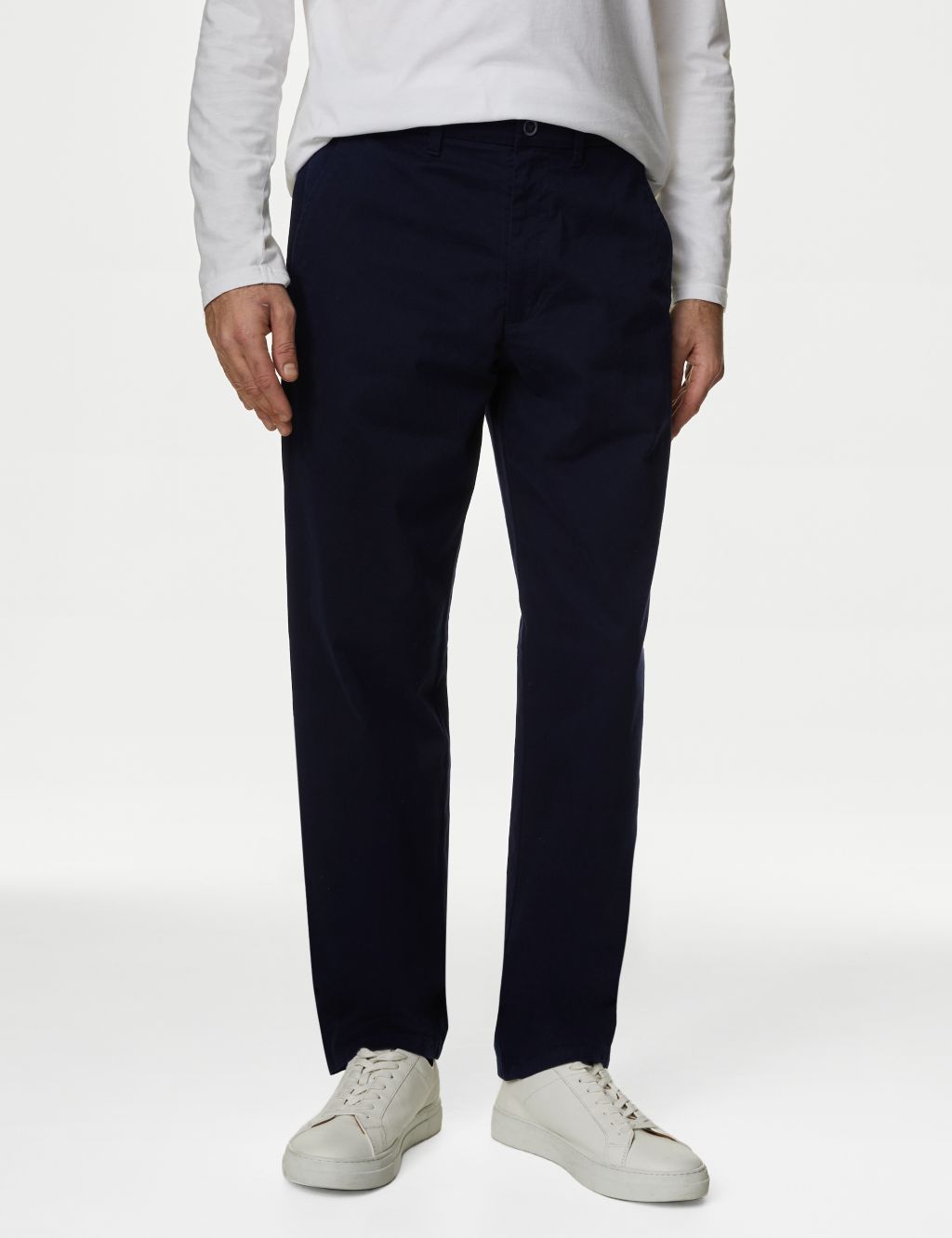 Loose Fit Stretch Chinos image 1