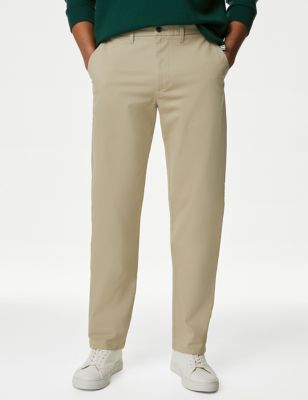 

Mens M&S Collection Loose Fit Stretch Chinos - Sandstone, Sandstone