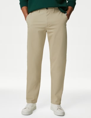 

M&S Collection Chinos de ajuste holgado elásticosMens - Sandstone, Sandstone