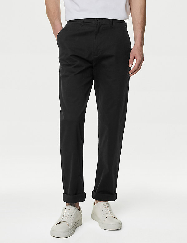 Loose Fit Stretch Chinos - AT
