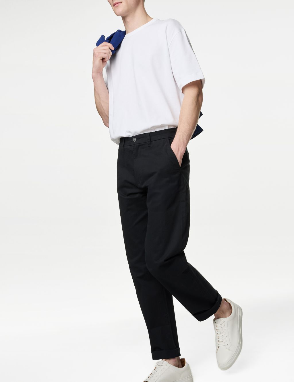 Loose Fit Stretch Chinos image 4