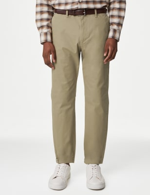 Tapered stretch sale chinos