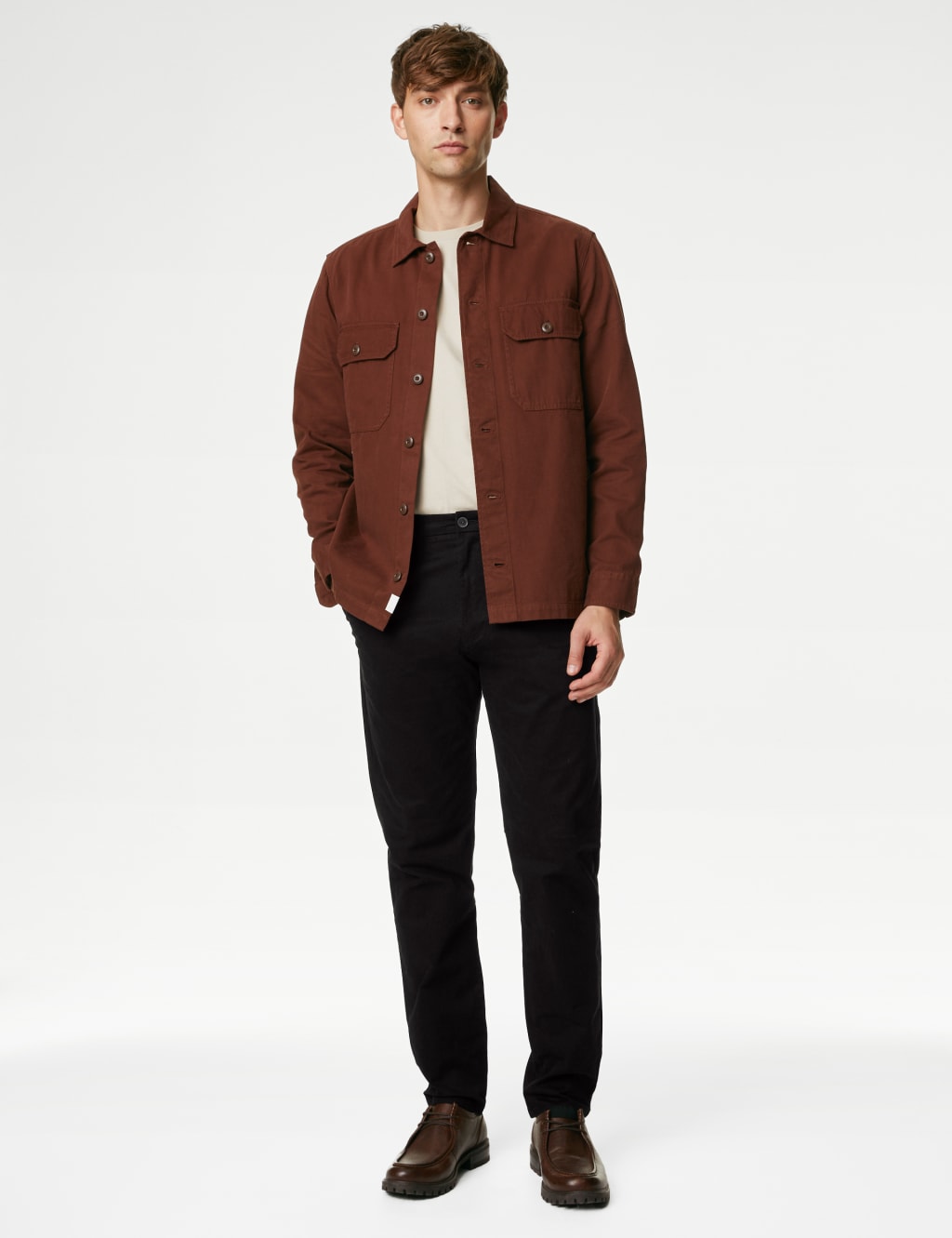 Tapered Fit Stretch Chinos image 2