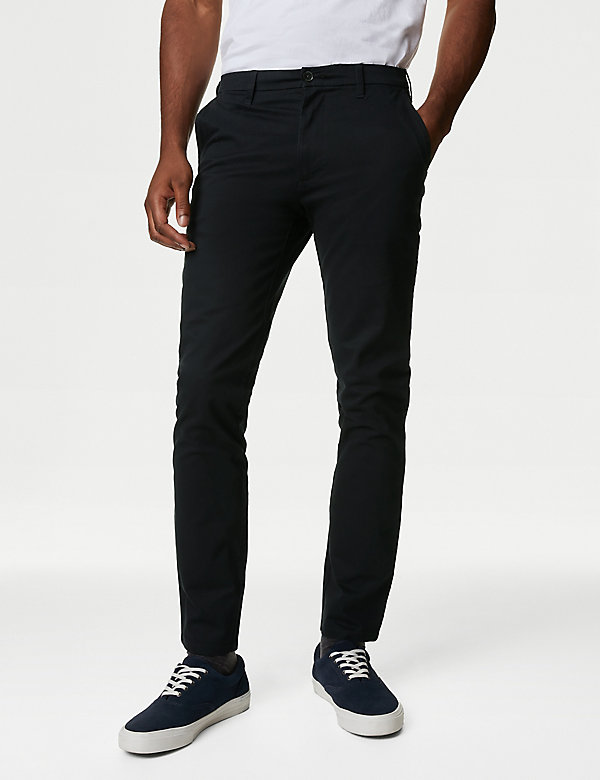 Slim Fit Stretch Chinos - RS