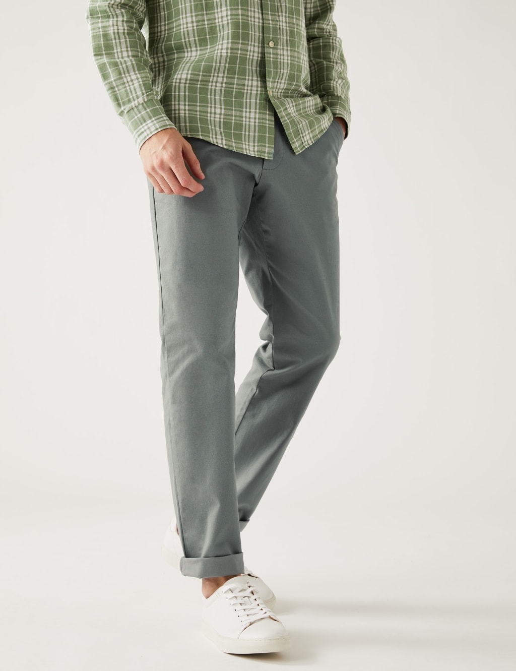 Slim Fit Stretch Chinos image 2