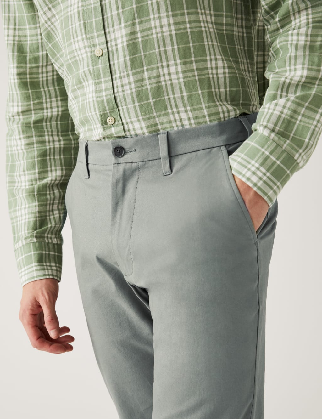Slim Fit Stretch Chinos image 4