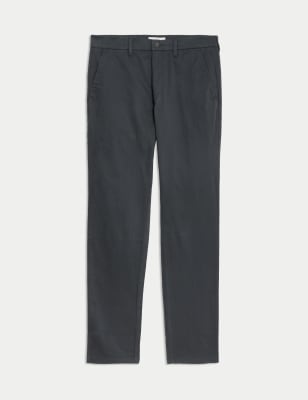 

M&S Collection Chinos slim fit elásticosMens - Dark Pewter, Dark Pewter