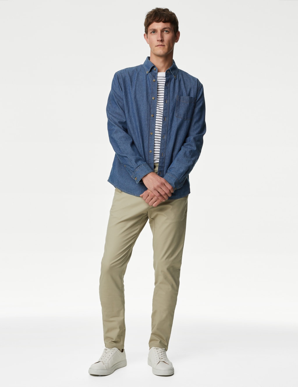 Slim Fit Stretch Chinos image 4