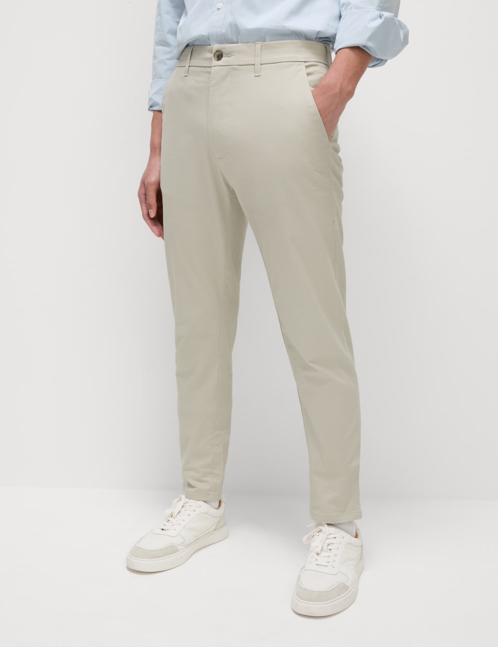 Slim Fit Stretch Chinos image 3