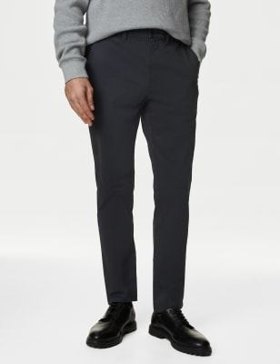 

Mens M&S Collection Slim Fit Stretch Chinos - Dark Charcoal, Dark Charcoal