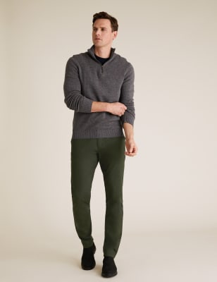 marks and spencer mens casual trousers