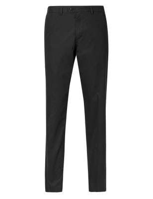 

Mens M&S Collection Slim Fit Stretch Chinos - Black, Black