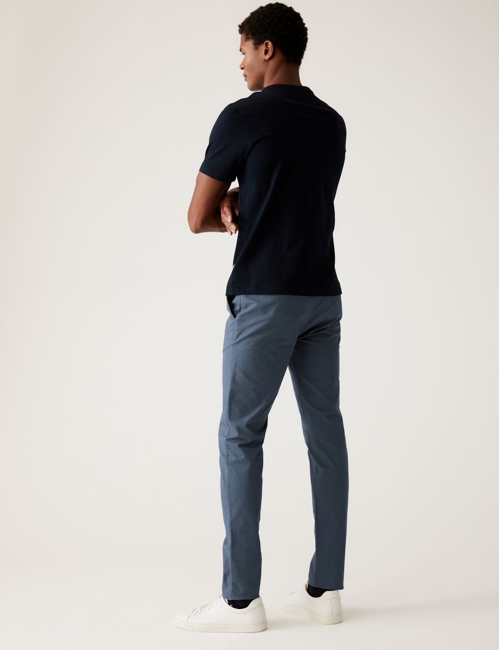 Skinny Fit Stretch Chinos image 4