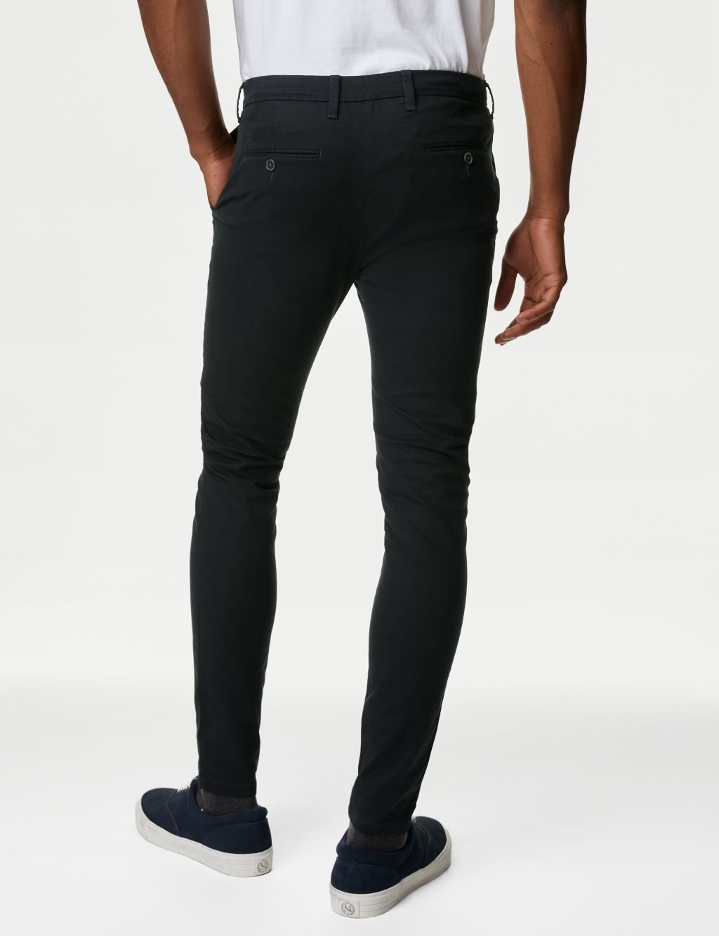 Skinny Fit Stretch Chinos image 5