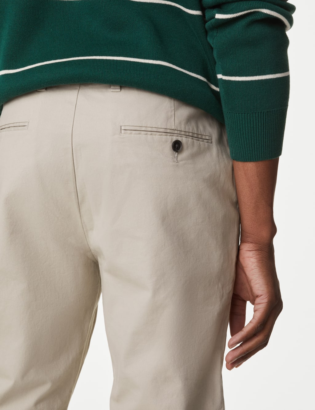 Skinny Fit Stretch Chinos image 4