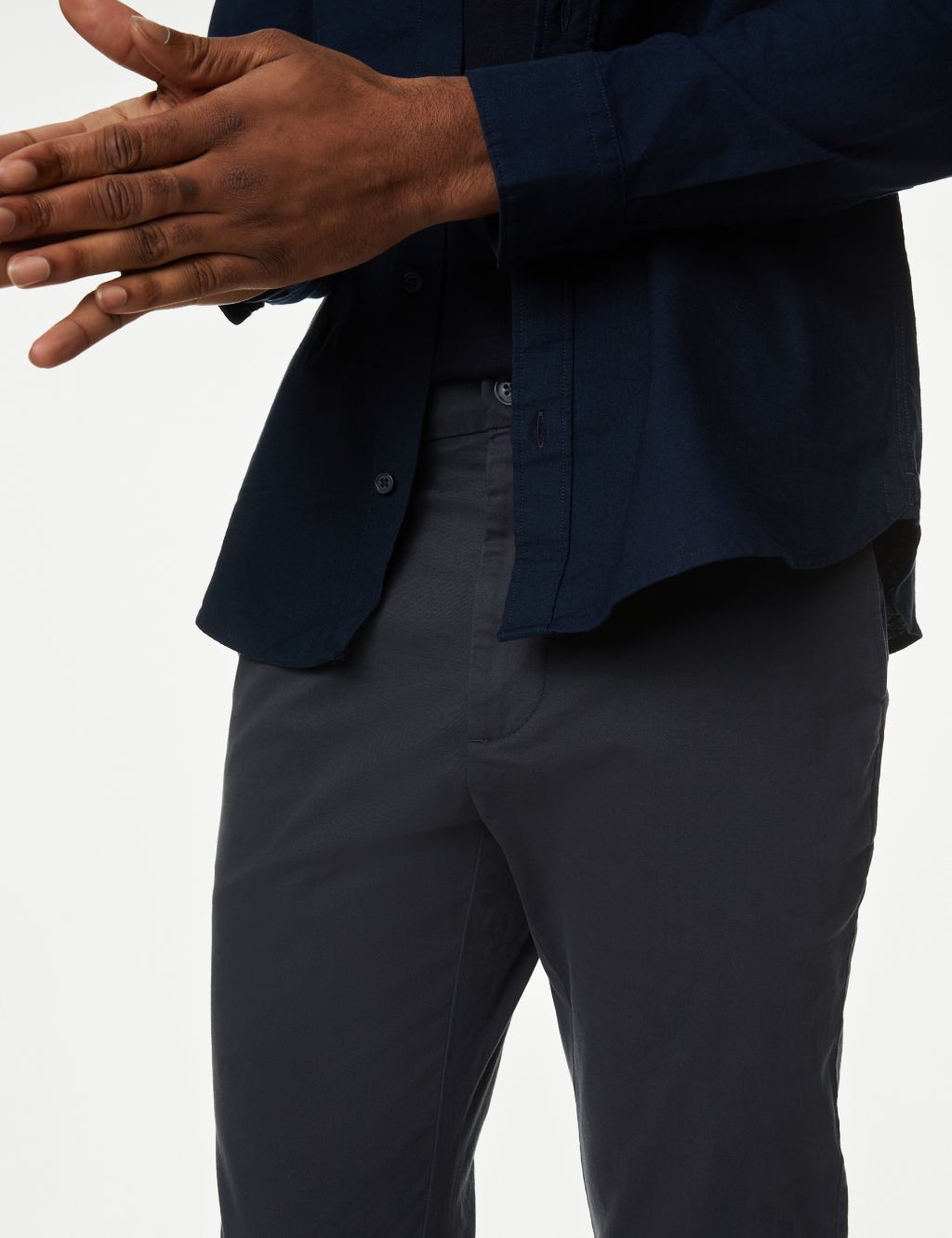 Skinny Fit Stretch Chinos image 3