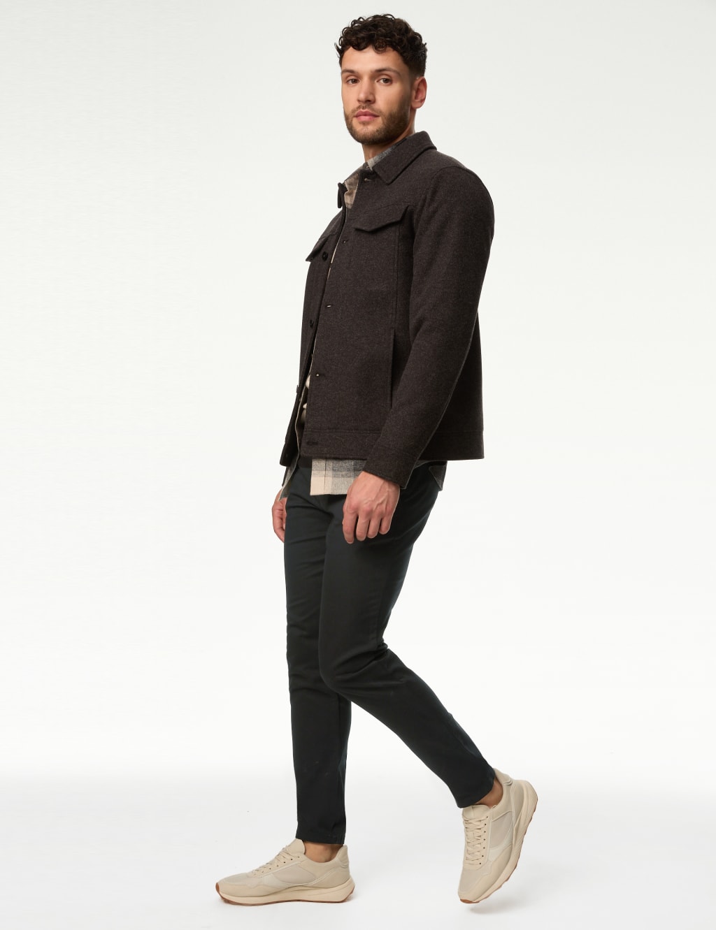 Skinny Fit Stretch Chinos image 5