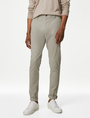 

M&S Collection Chinos elásticos skinnyMens - Clay, Clay