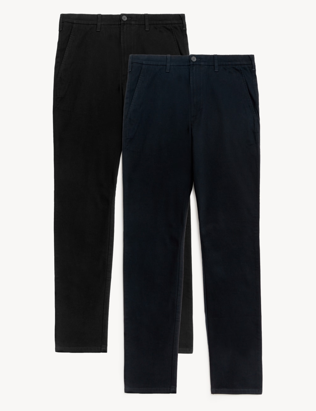 2pk Slim Fit Stretch Chinos image 1