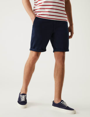 

Mens M&S Collection Ultimate Chino Shorts with Stretch - Navy, Navy