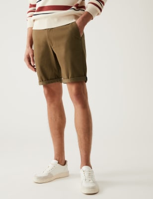 

Mens M&S Collection Ultimate - Chino-Shorts mit Stretchanteil - Dark Bronze, Dark Bronze
